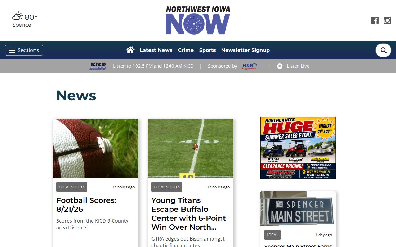 Pocahontas County crime news on the Northwest Iowa Now regional news section